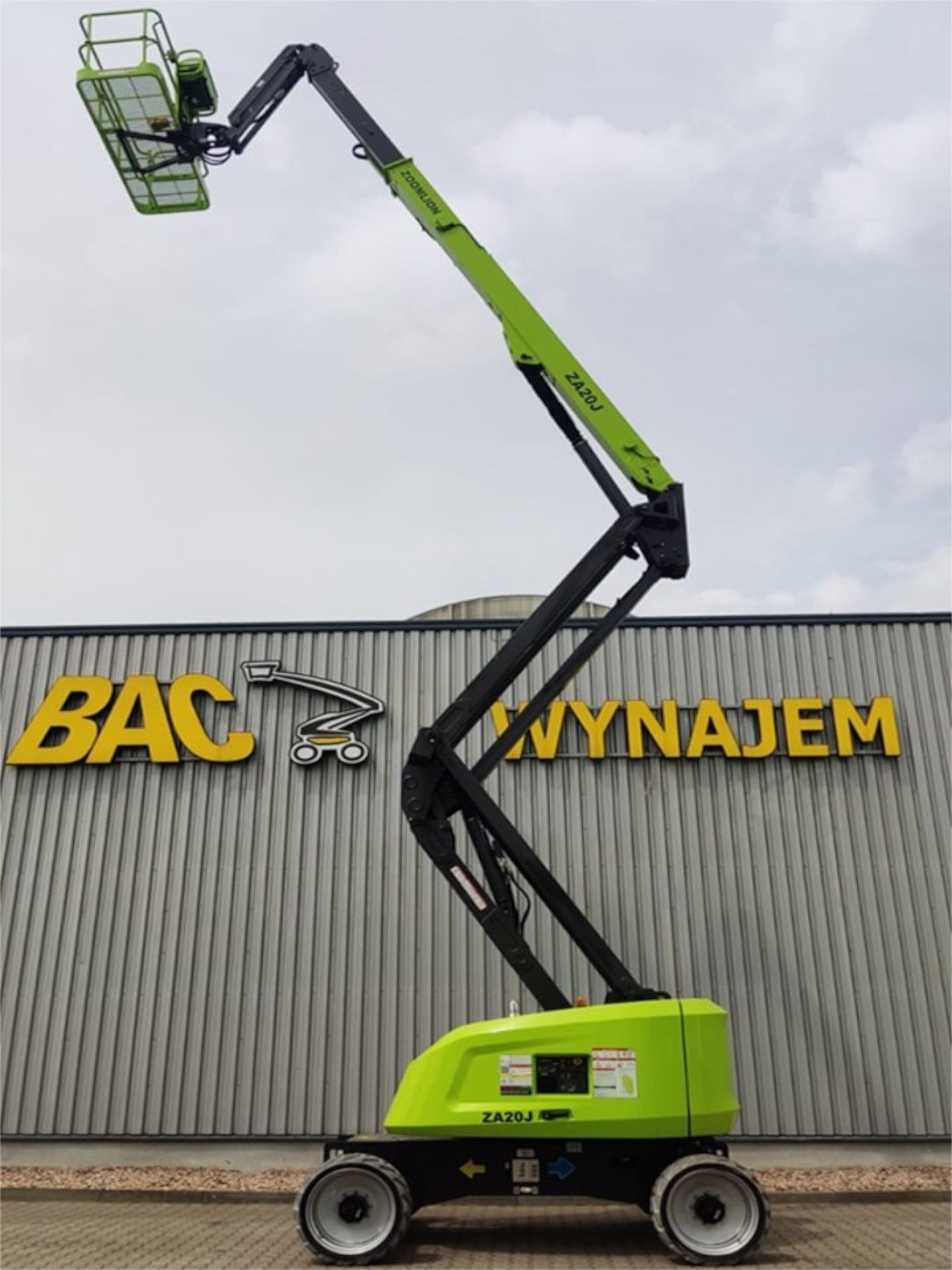 BAC Polska - wynajem - Podnośnik Przegubowy Teleskopowy Spalinowy Zoomlion ZA20J 4×4