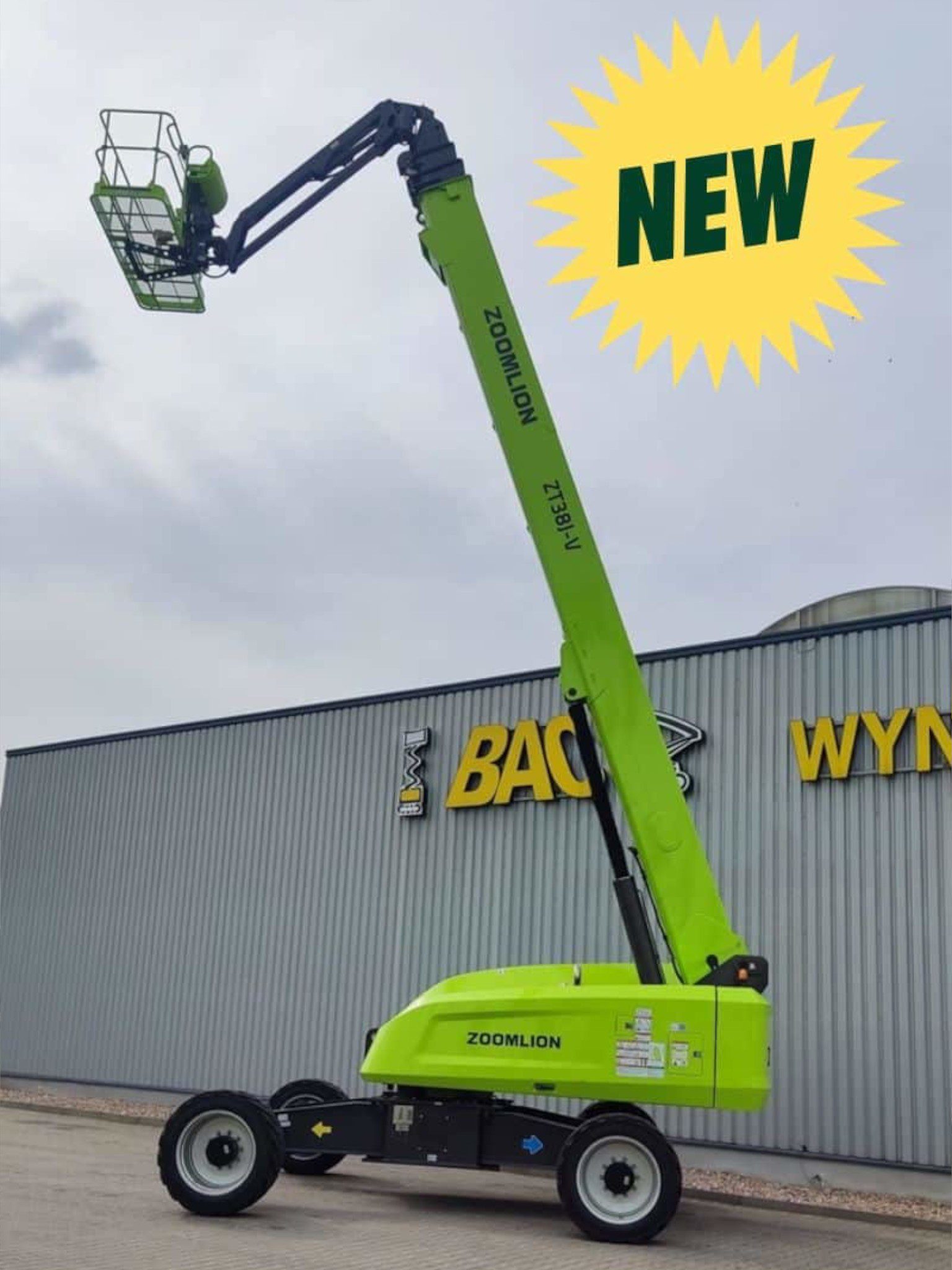 BAC Polska - wynajem - Podnośnik Teleskopowy Spalinowy Zoomlion ZT38J-V