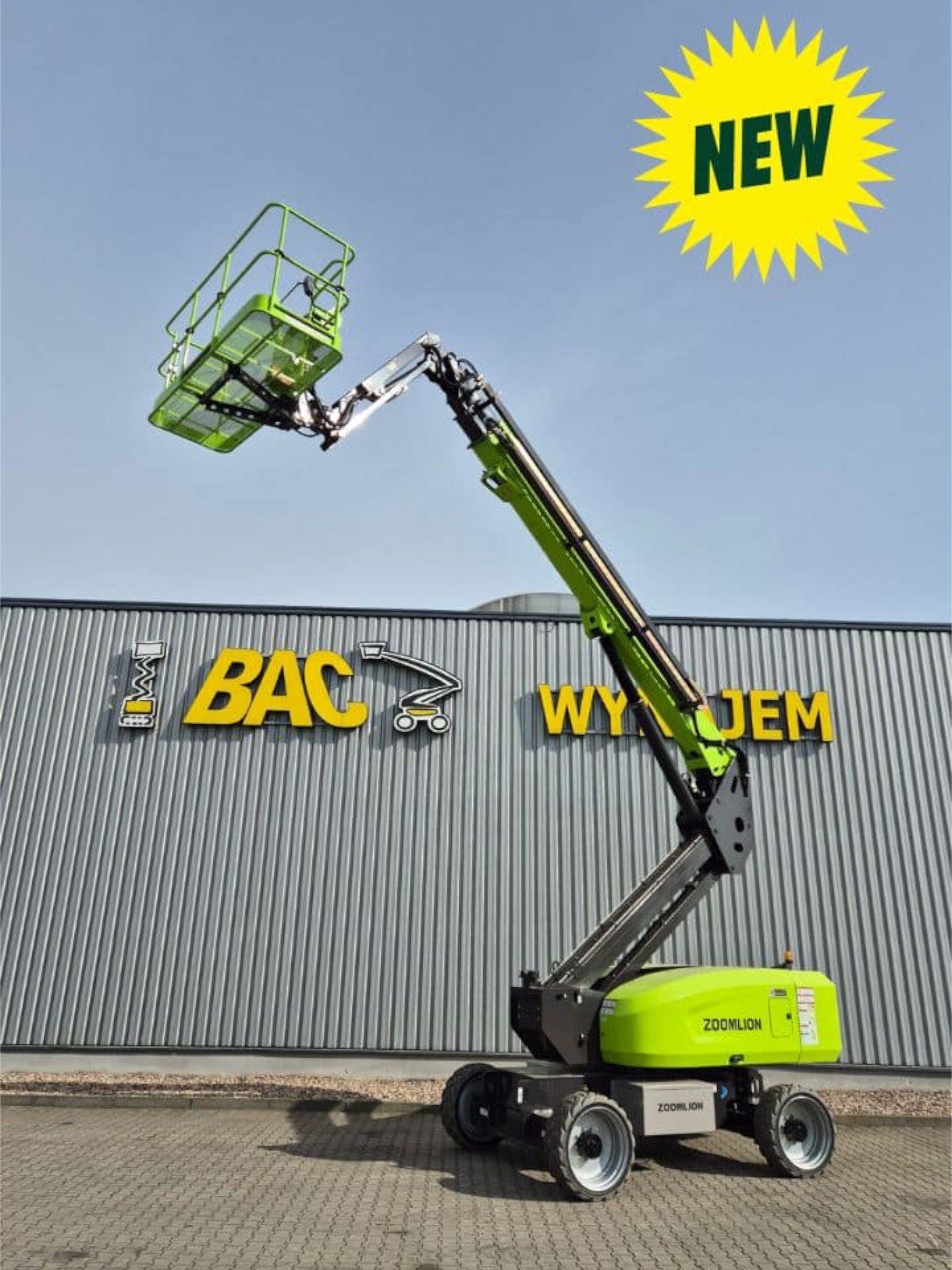 BAC Polska wynajem -Podnosnik teleskopowy Zoomlion ZT18JE-V LI 4×4
