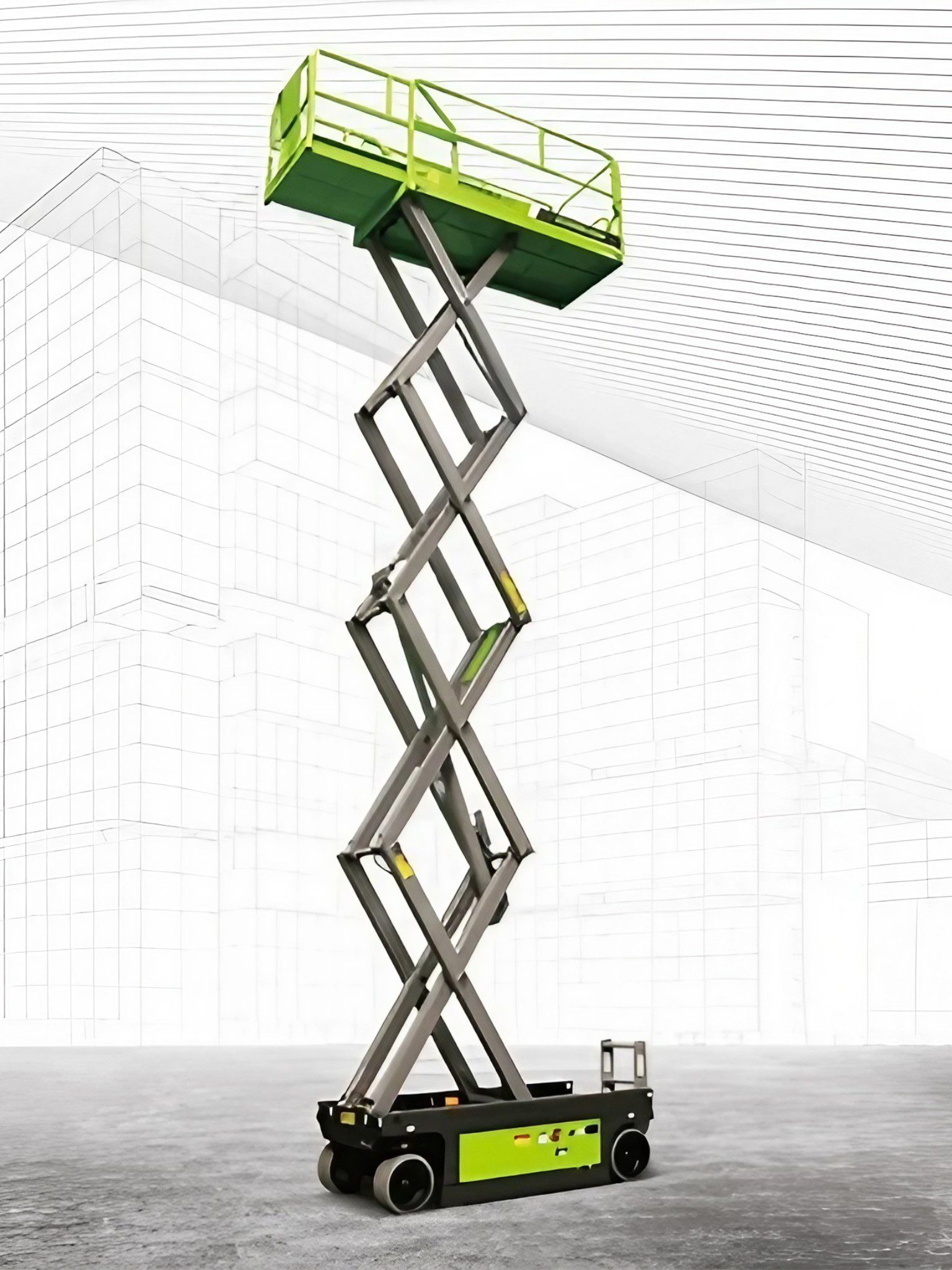 Електричні ножичні підйомники