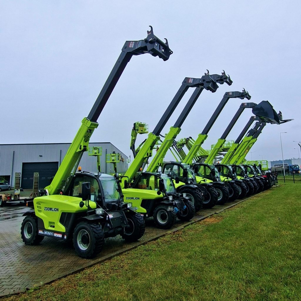 ładowarki teleskopowe Zoomlion dostawa w BAC Polska