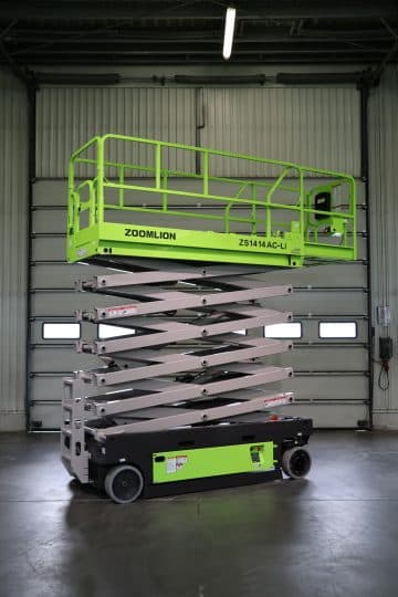 ZOOMLION scissor lift in stock.