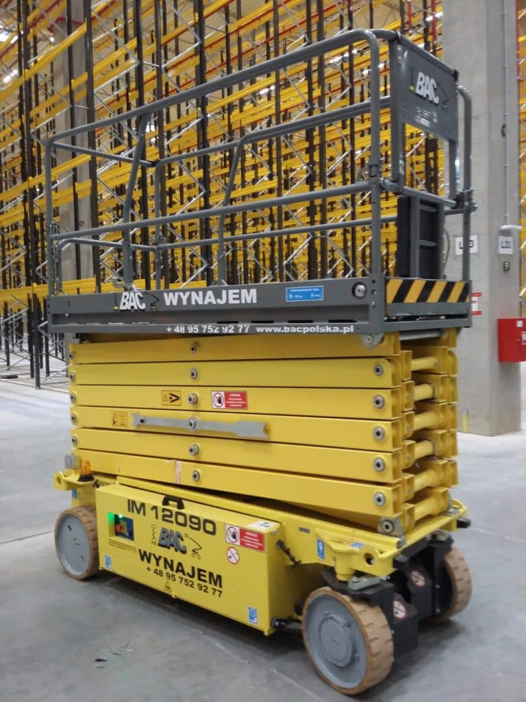 Scissor lift in stock.