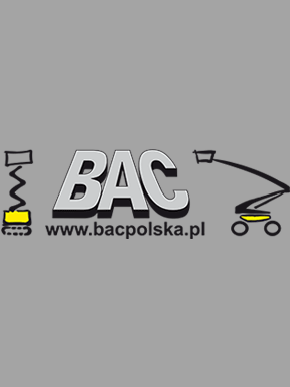 웹사이트 주소 bacpolska.pl이 포함된 BAC 로고