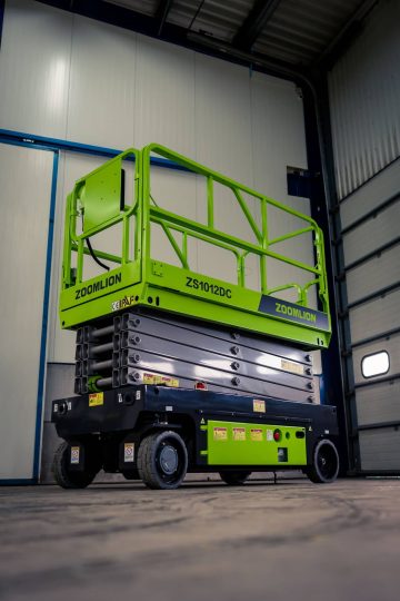 Zoomlion ZS1012DC scissor lift in stock.