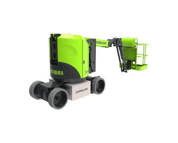 Green industrial robot by Zoomlion.