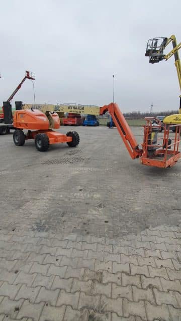 Aerial work platforms in the construction machinery fleet.