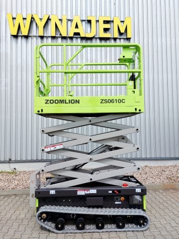 Zoomlion ZS0610C crawler lift for rent.