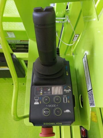 ZOOMLION crane control panel.