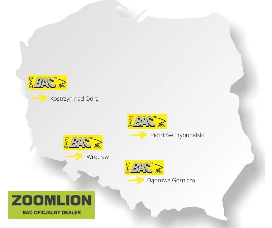bac poland branches map
