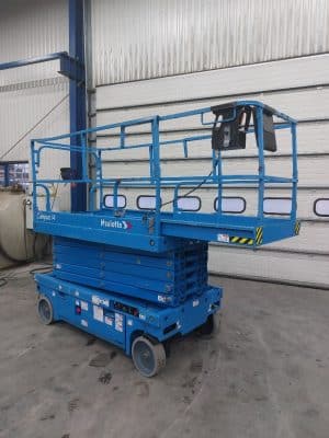 Haulotte scissor lift in stock.