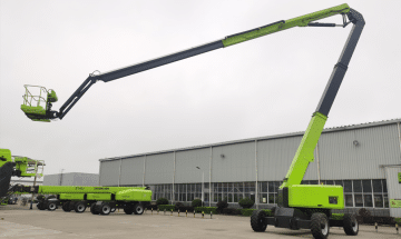 Zoomlion aerial lift in the construction industry.