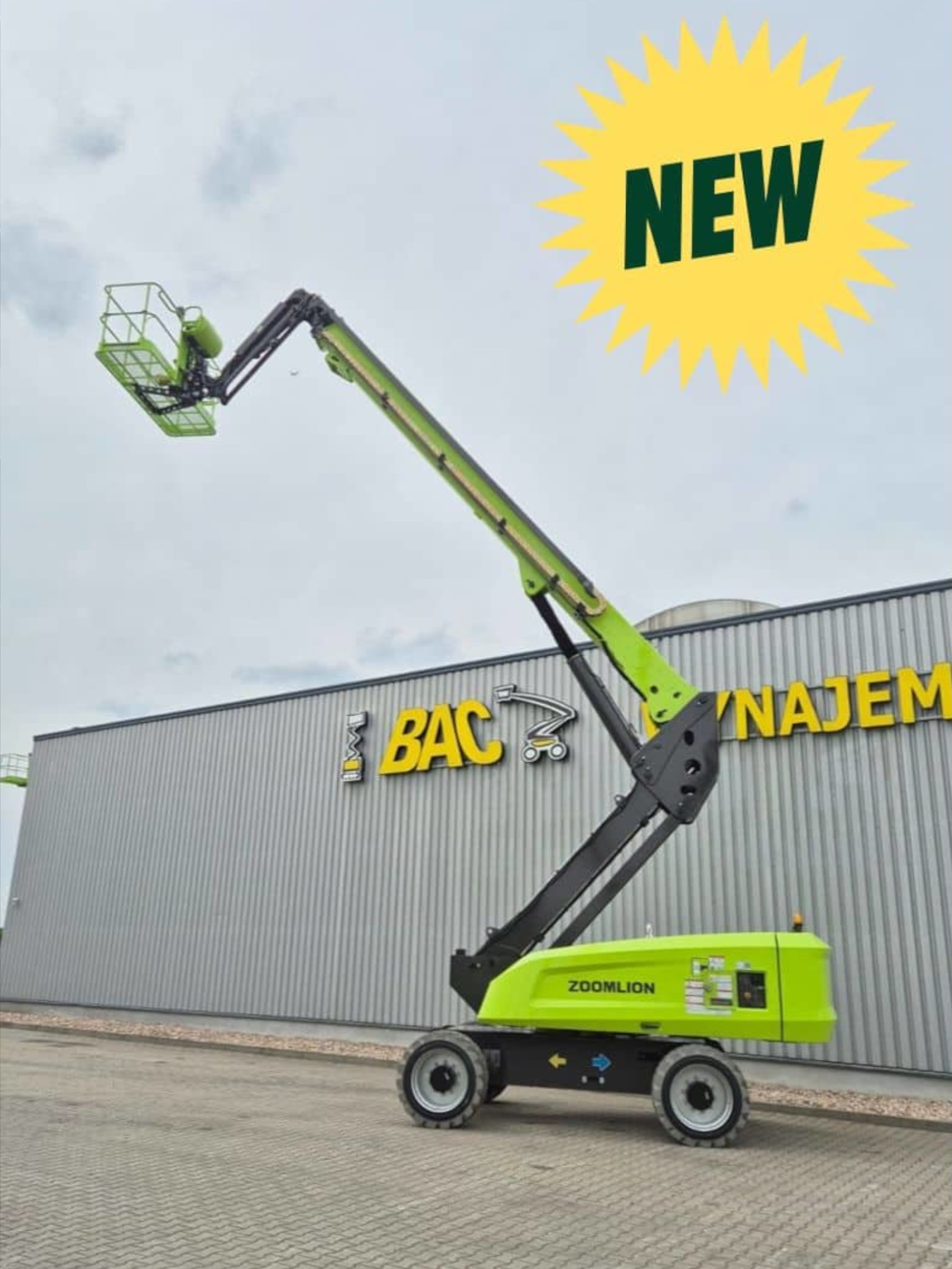 BAC Polska - wynajem - Podnośnik Teleskopowy Spalinowy Zoomlion ZT26J-V 4×4